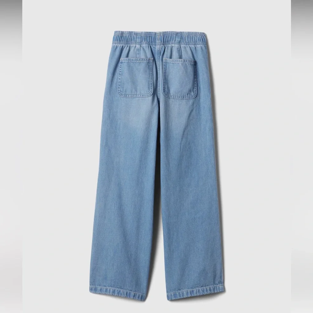 GAP Light Blue Kids Denim Jogger Jeans